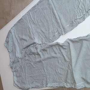 Sincerely Jules Gray and White Striped Sleep Pants